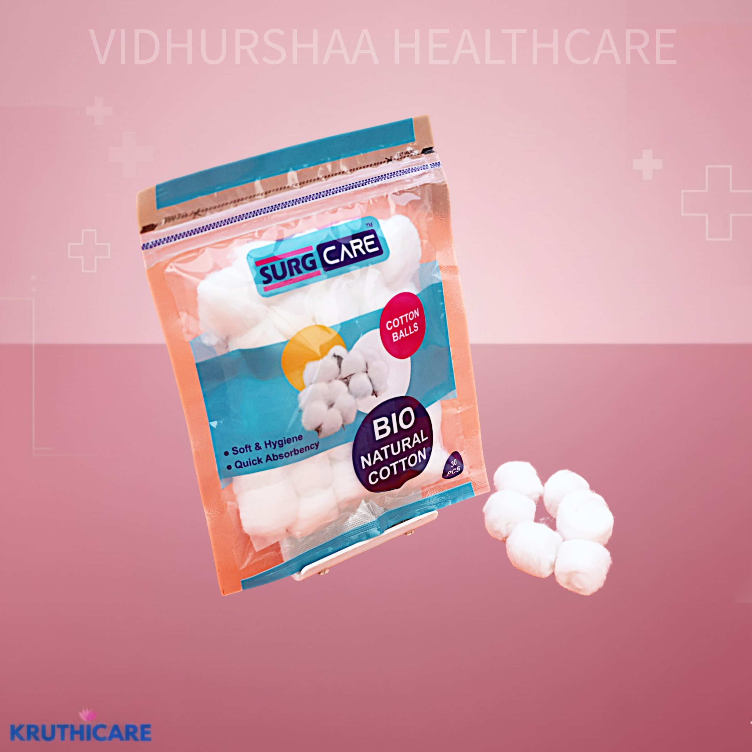 Vidhurshaa Healthcare Cotton Balls
